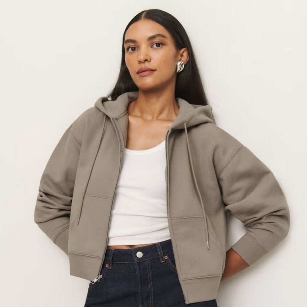 Reformation Austin Zip Up Hoodie